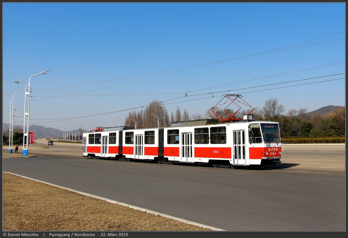 Пхеньян, Tatra KT8D5K № 1004