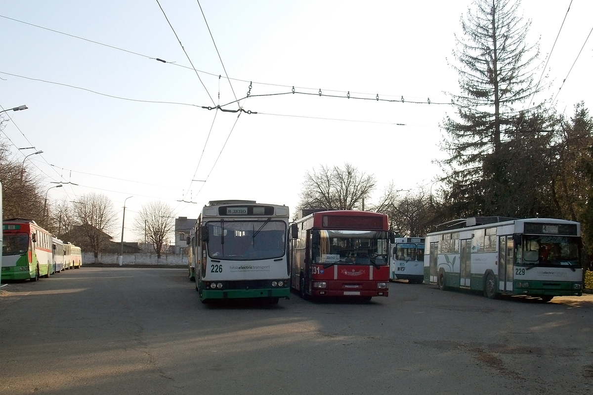 Луцк, Jelcz/KPNA PR110E № 226; Луцк — Троллейбусное депо