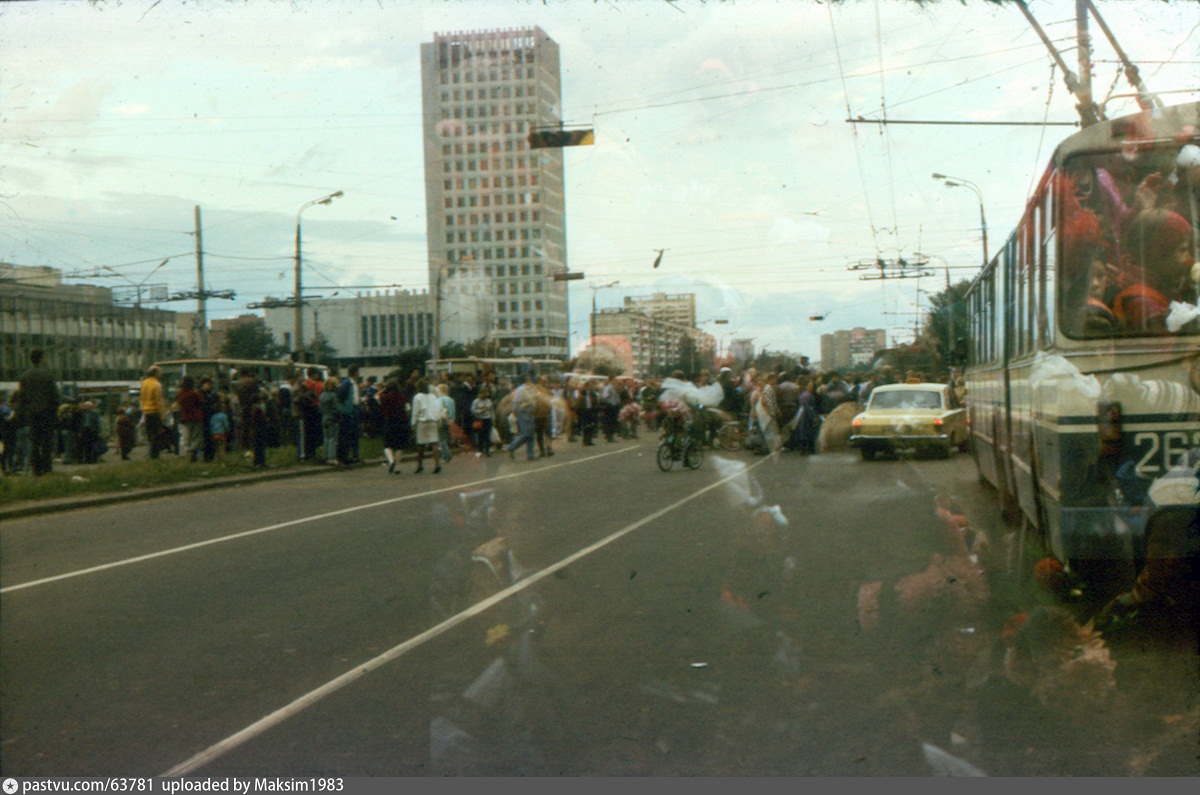 Москва — Исторические фотографии — Трамвай и Троллейбус (1946-1991)