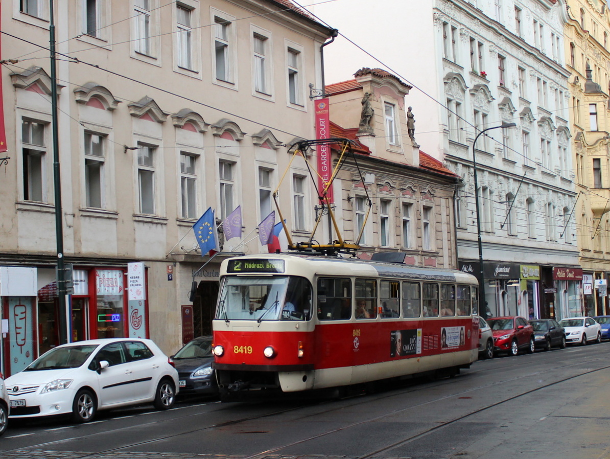 Прага, Tatra T3R.P № 8419