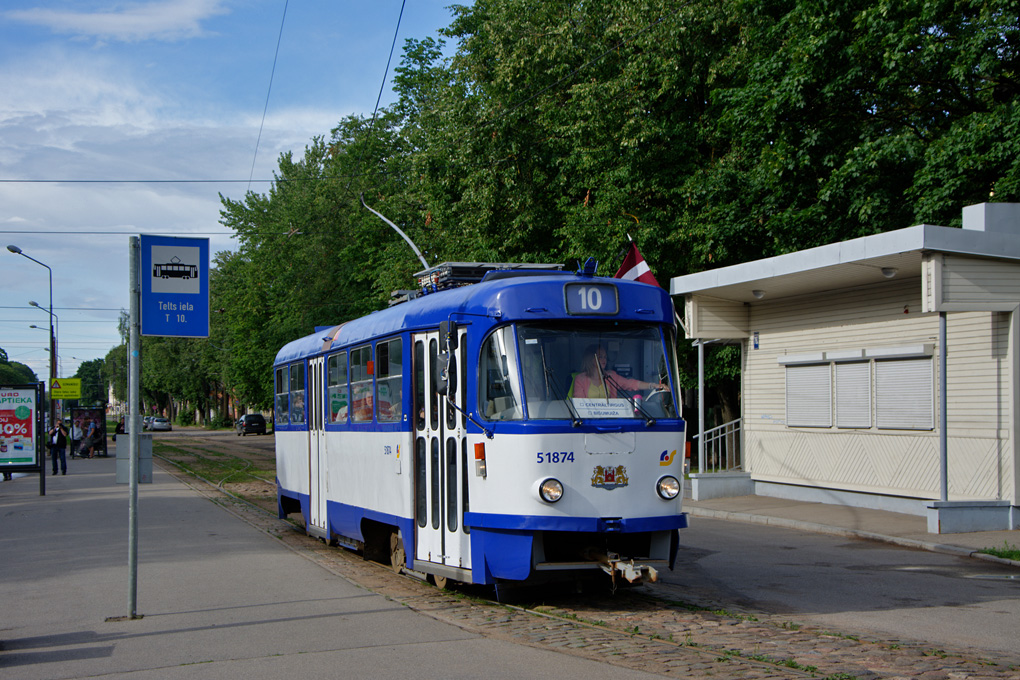 Рига, Tatra T3A № 51874
