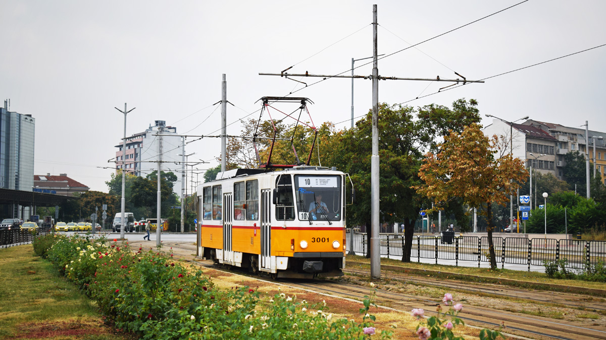 Sofia, Tatra T6A2B N°. 3001