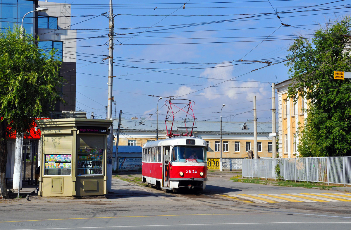 Волгоград, Tatra T3SU (двухдверная) № 2634