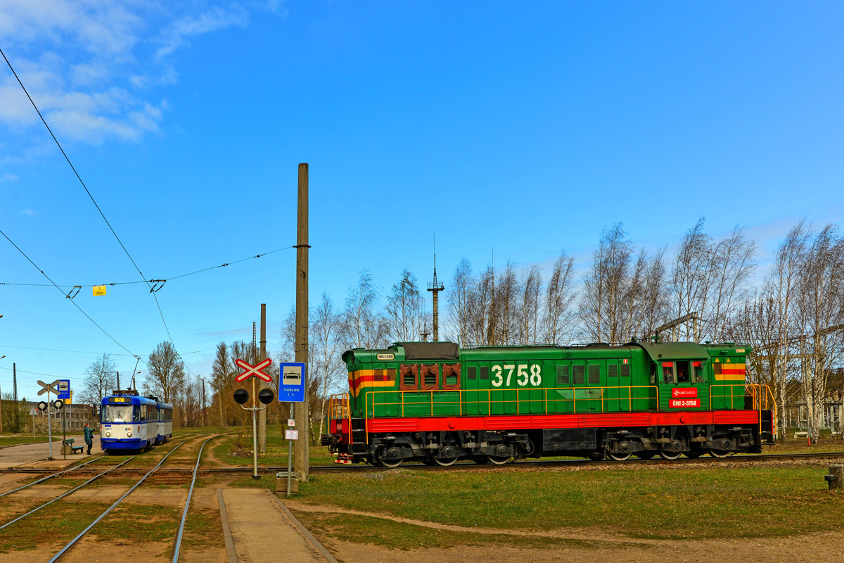 Рыга, Tatra T3A № 30917; Рыга — Трамвайные линии и инфраструктура