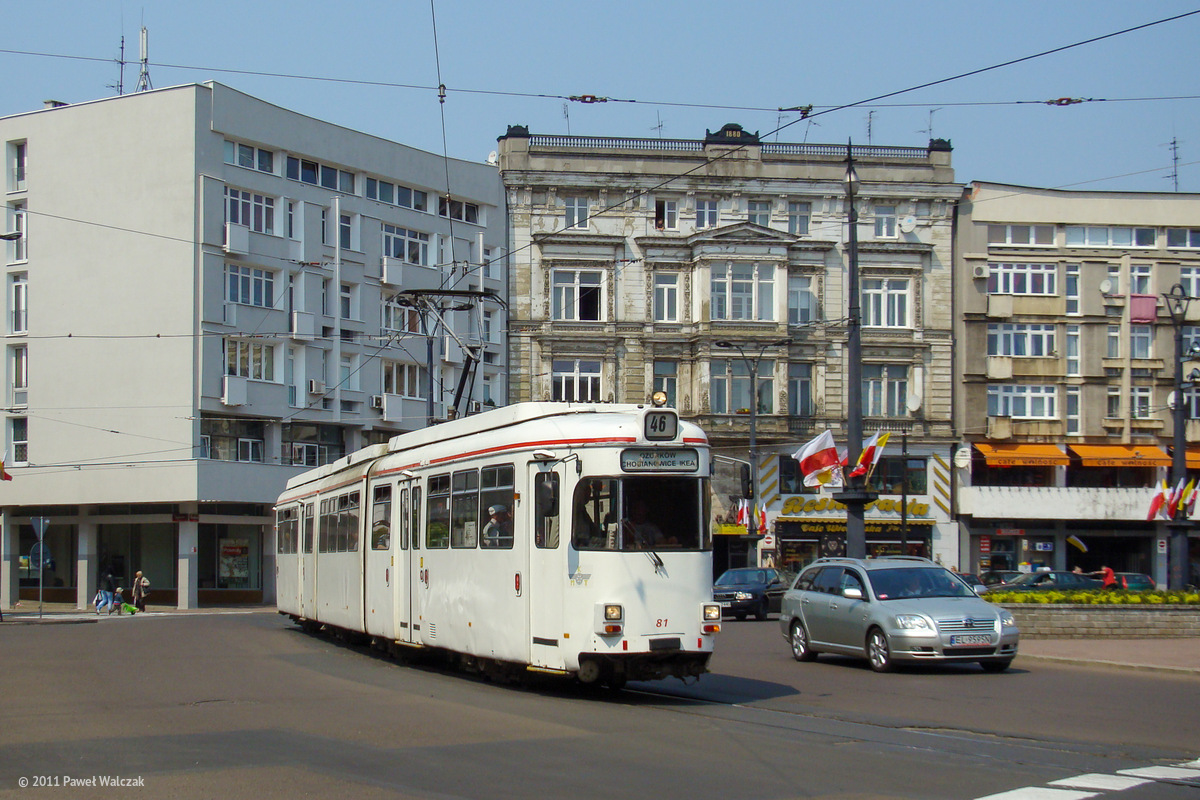 Łódź, Duewag GT8 № 81