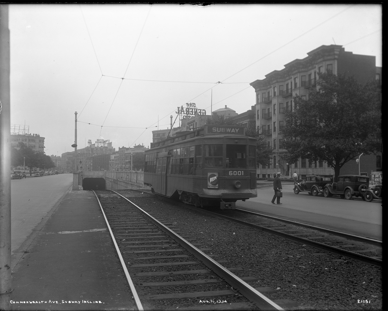 Бостон, Brill Boston CEM Type 1 № 6001; Бостон — Старые фотографии — Трамвай