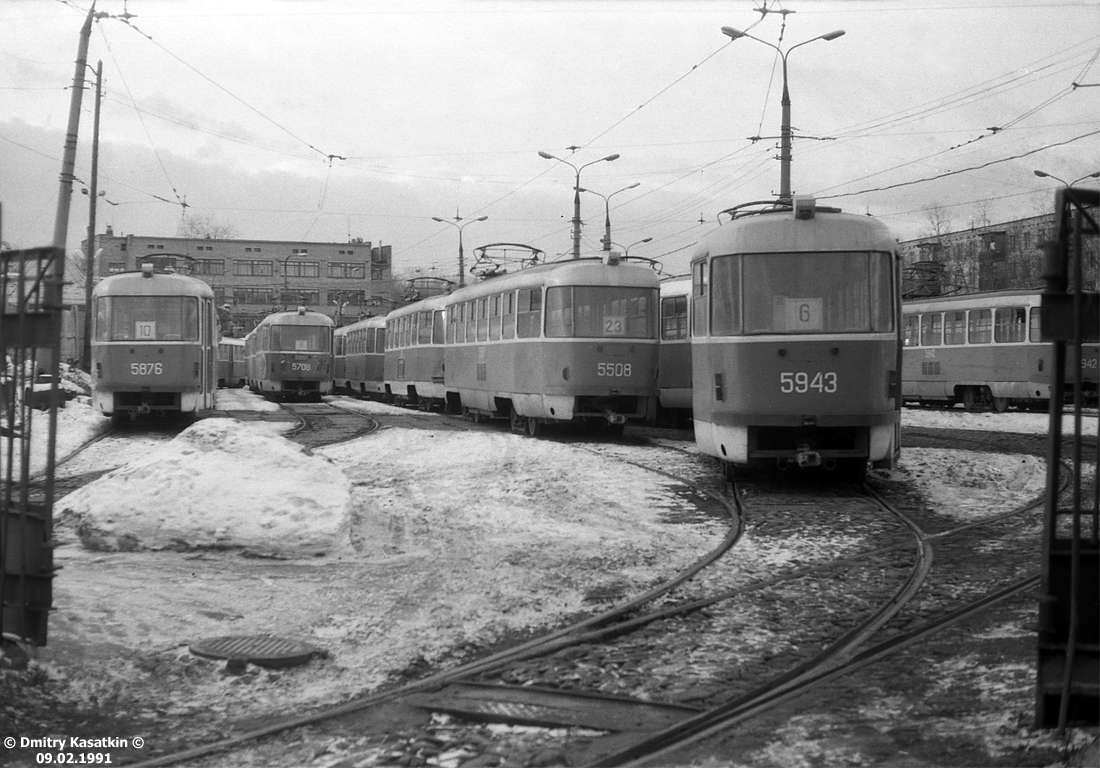 Москва, Tatra T3SU № 5876; Москва, Tatra T3SU № 5708; Москва, Tatra T3SU № 5508; Москва, Tatra T3SU № 5943