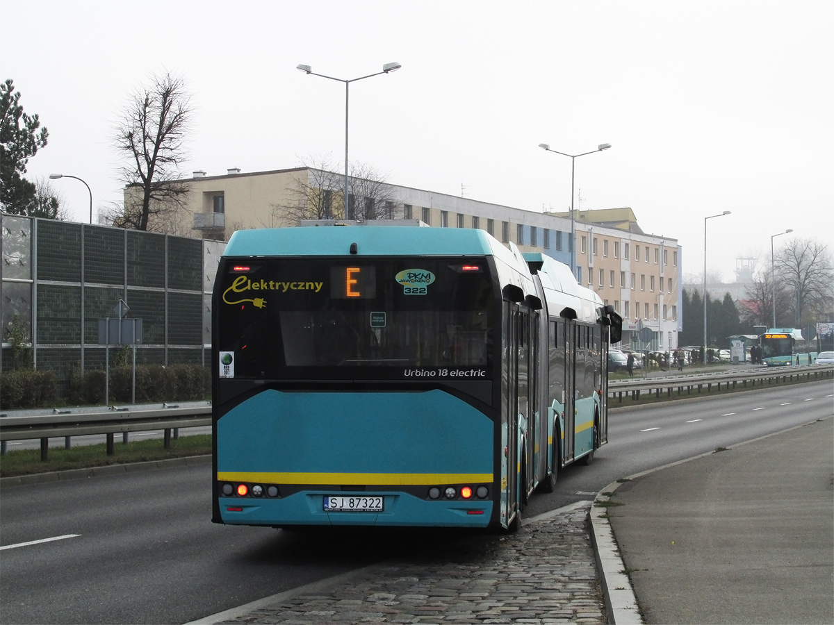 Jaworzno, Solaris Urbino IV 18 Electric č. 322