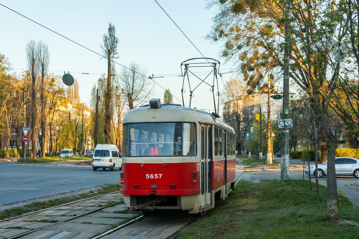 Kyiv, Tatra T3SUCS # 5657