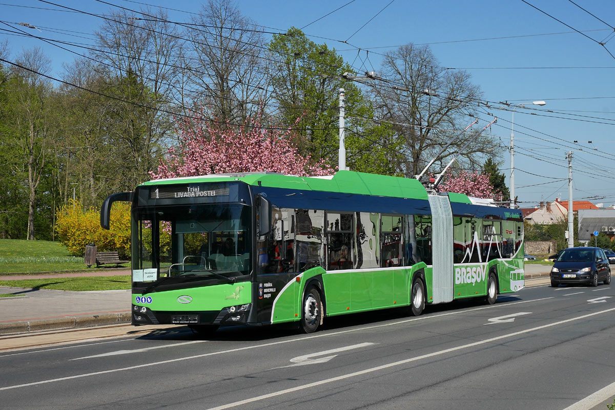 Брашов, Solaris Trollino IV 18 Škoda № 2001; Пльзень — Новые троллейбусы и электробусы Škoda