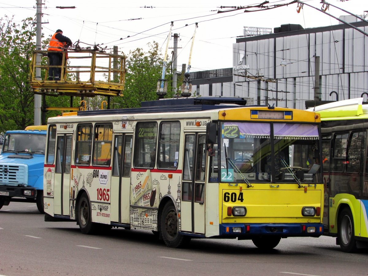 Львов, Škoda 14Tr11/6 № 604