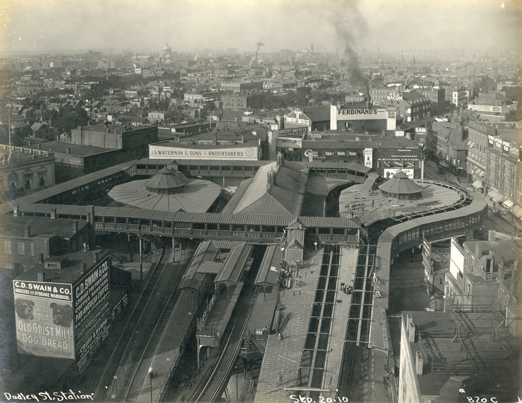 Бостон — Метрополитен — Исторические фотографии; Бостон — Старые фотографии — Трамвай