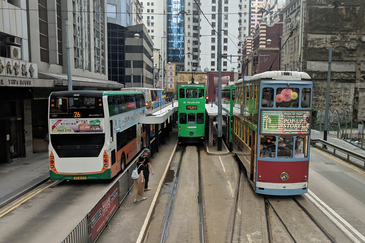 Гонконг, Hong Kong Tramways VII № 155; Гонконг, Hong Kong Tramways VI № 18