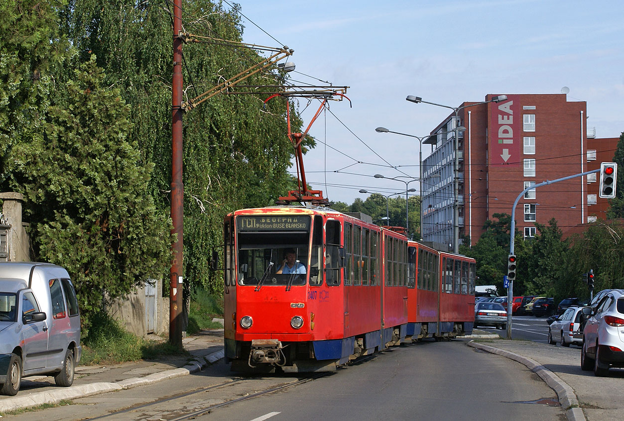 Белград, Tatra KT4M-YUB № 2407
