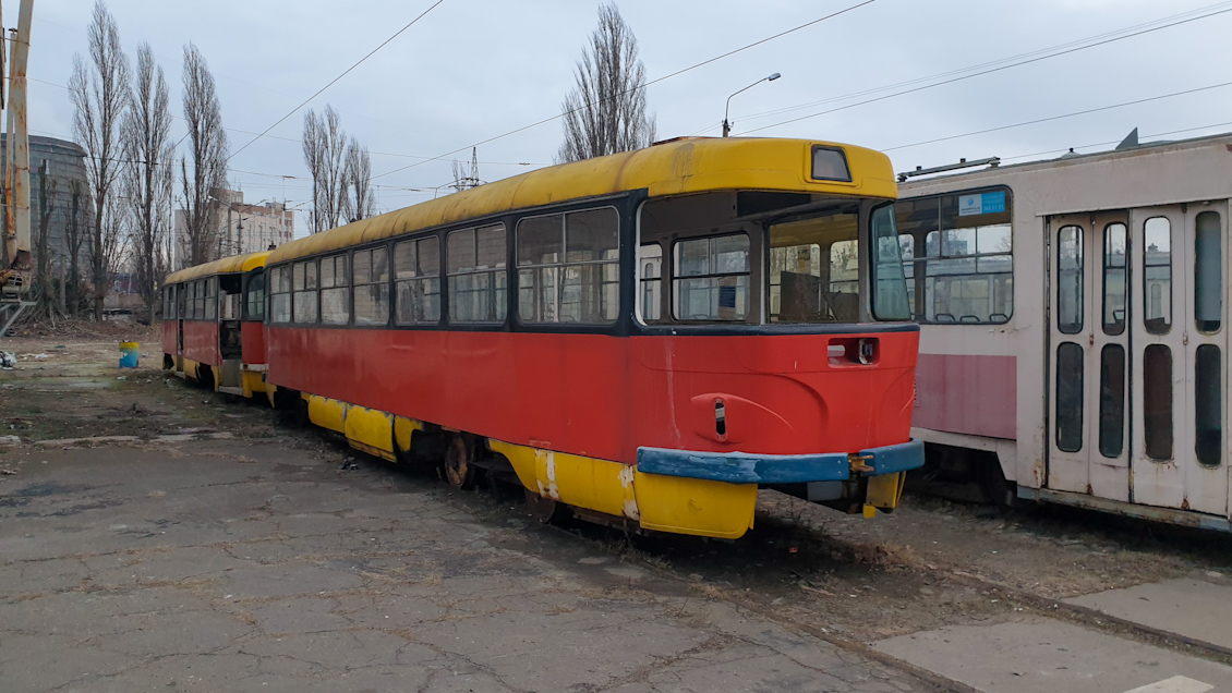 Kiova, Tatra T3SU # 5822; Kiova — Tramway depots: Darnytske