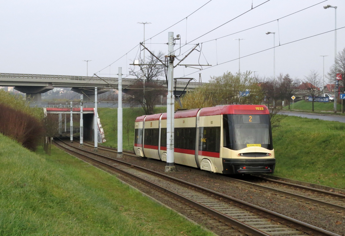 Гданьск, PESA Swing 120NaG № 1033; Гданьск — Трамвайные линии и инфраструктура