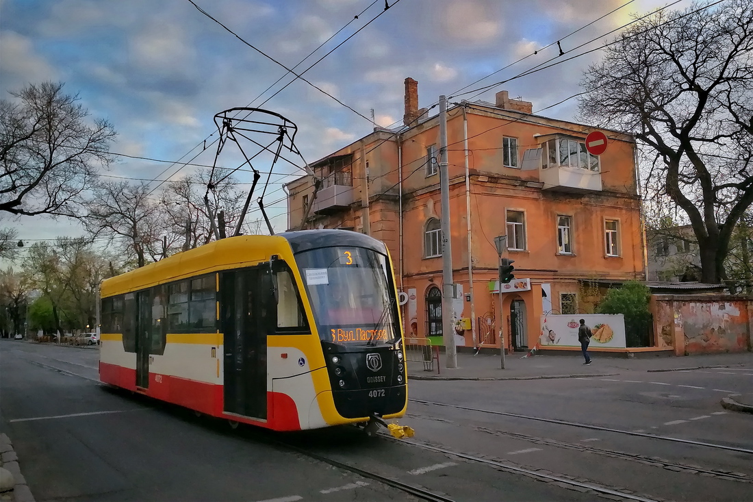 Одесса, T3 КВП Од «Одиссей» № 4072; Одесса — Одесский транспорт во время карантина