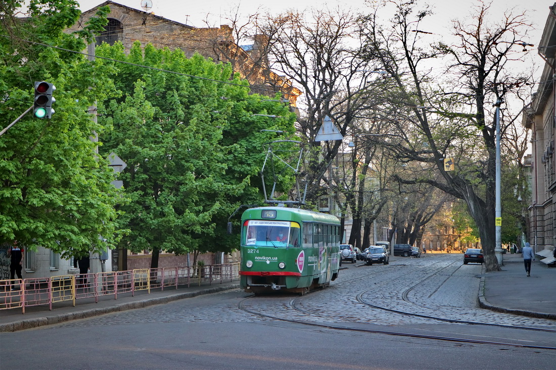 Одесса, Tatra T3R.P № 3274; Одесса — Одесский транспорт во время карантина
