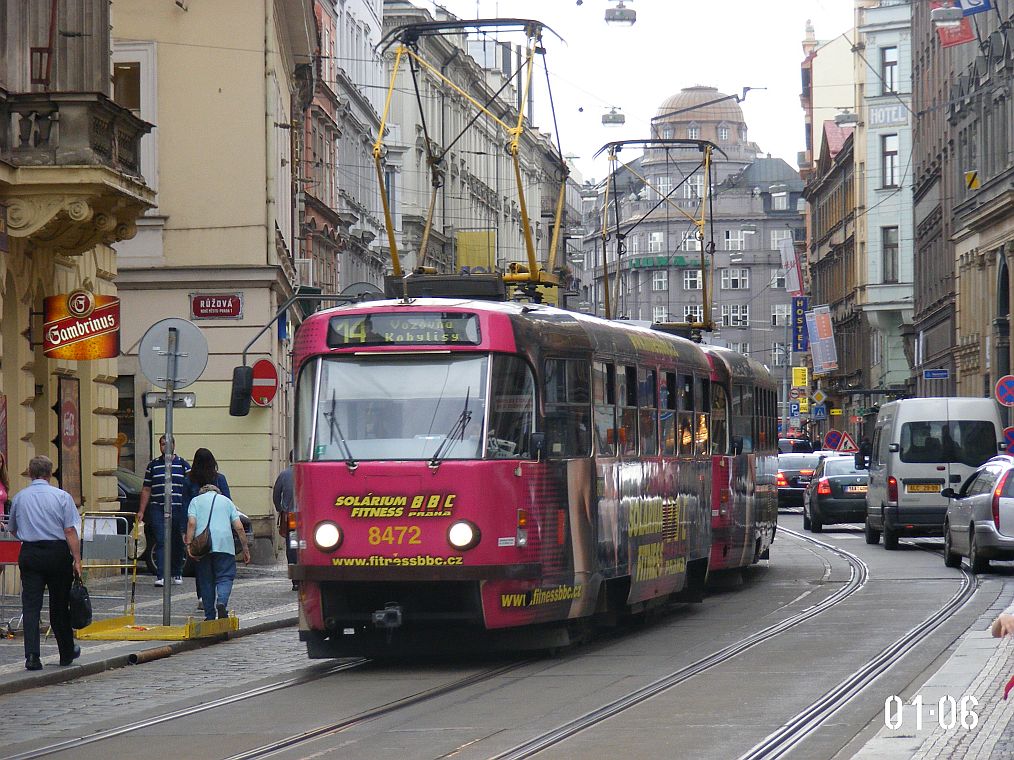 Прага, Tatra T3R.P № 8472