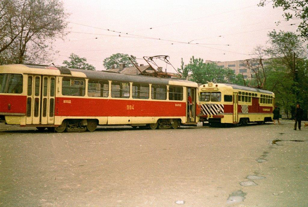 Донецк, Tatra T3SU (двухдверная) № 904; Донецк — Исторические фотографии