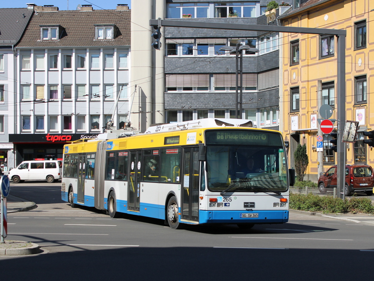 Solingen, Van Hool AG 300T č. 265