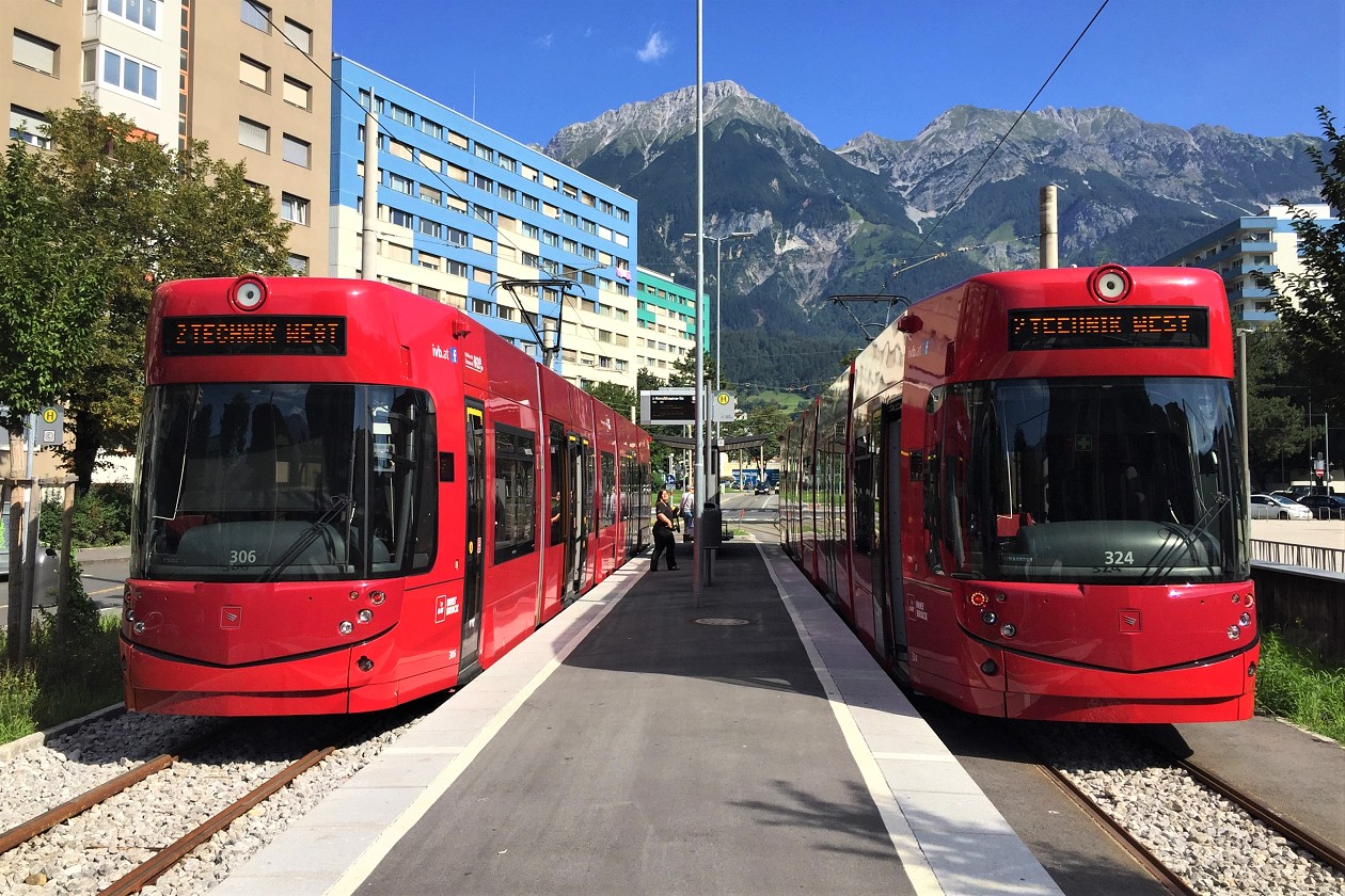 Innsbruck, Bombardier Flexity Outlook № 306; Innsbruck, Bombardier Flexity Outlook № 324