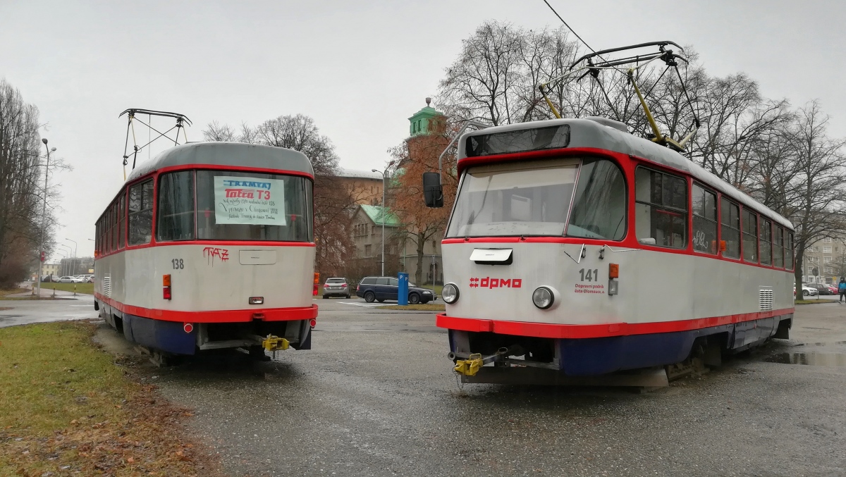 Оломоуц, Tatra T3 № 138; Оломоуц, Tatra T3 № 141
