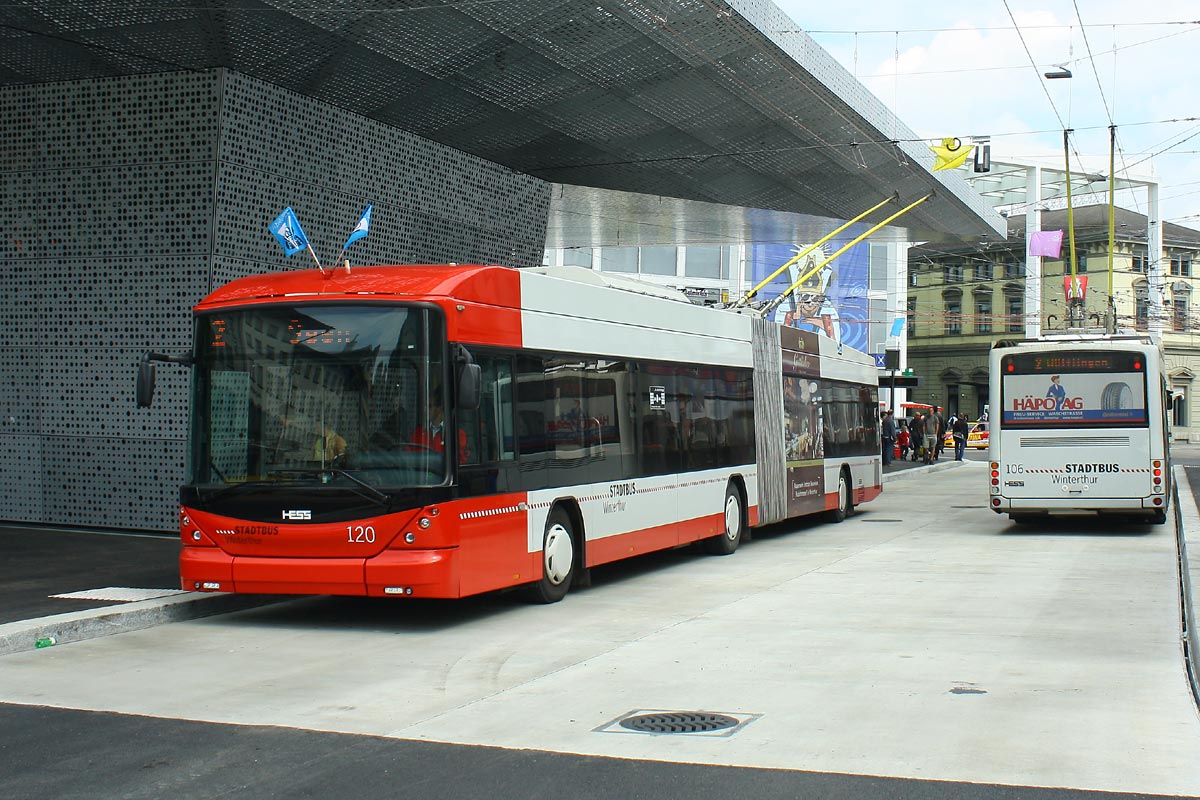 Винтертур, Hess SwissTrolley 3 (BGT-N1C) № 120