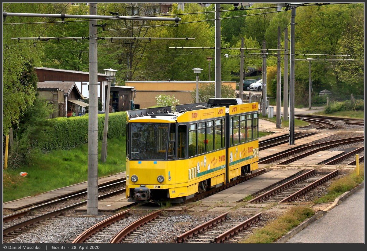 Гёрлиц, Tatra KT4DC № 318