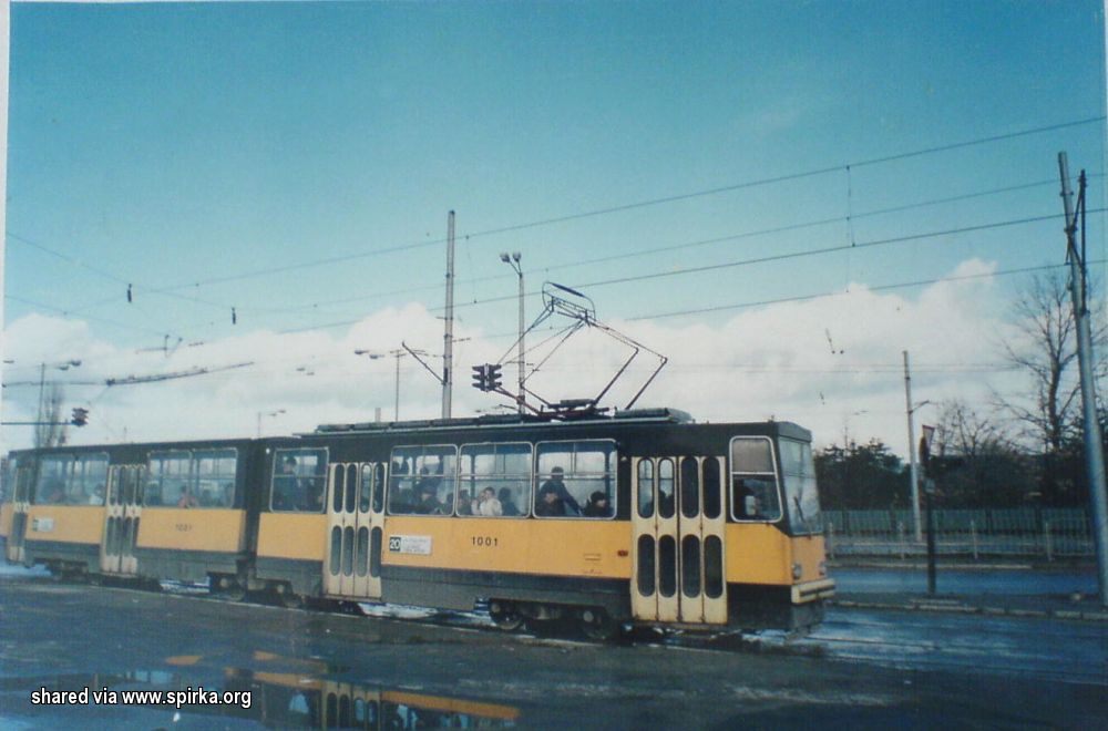 София, Т6МД-1000 № 1001; София — Исторически снимки — Трамвайни мотриси (1945–1989)