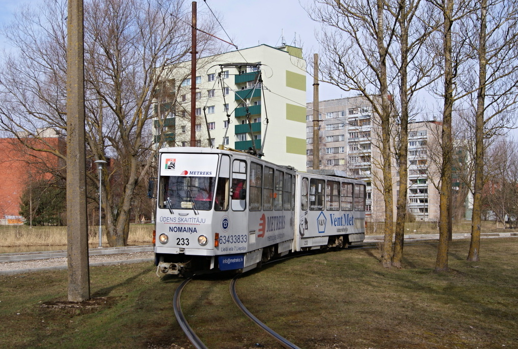 Лиепая, Tatra KT4SU № 233