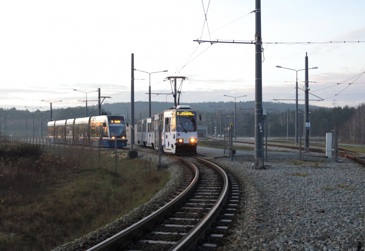 Быдгощ, Konstal 805Na № 290; Быдгощ — Трамвайные линии и инфраструктура