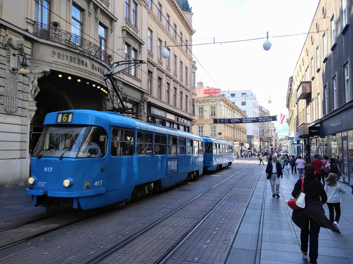 Загрэб, Tatra T4YU № 417