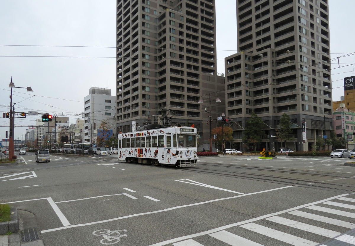 Окаяма, Alna Kōki № 7001; Окаяма — Трамвайные линии и инфраструктура