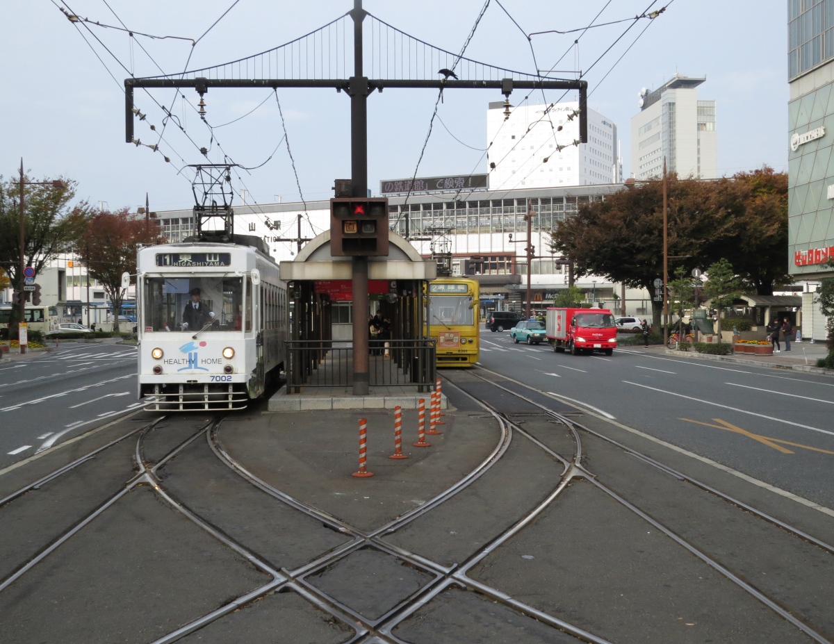 Окаяма, Alna Kōki № 7002; Окаяма — Трамвайные линии и инфраструктура
