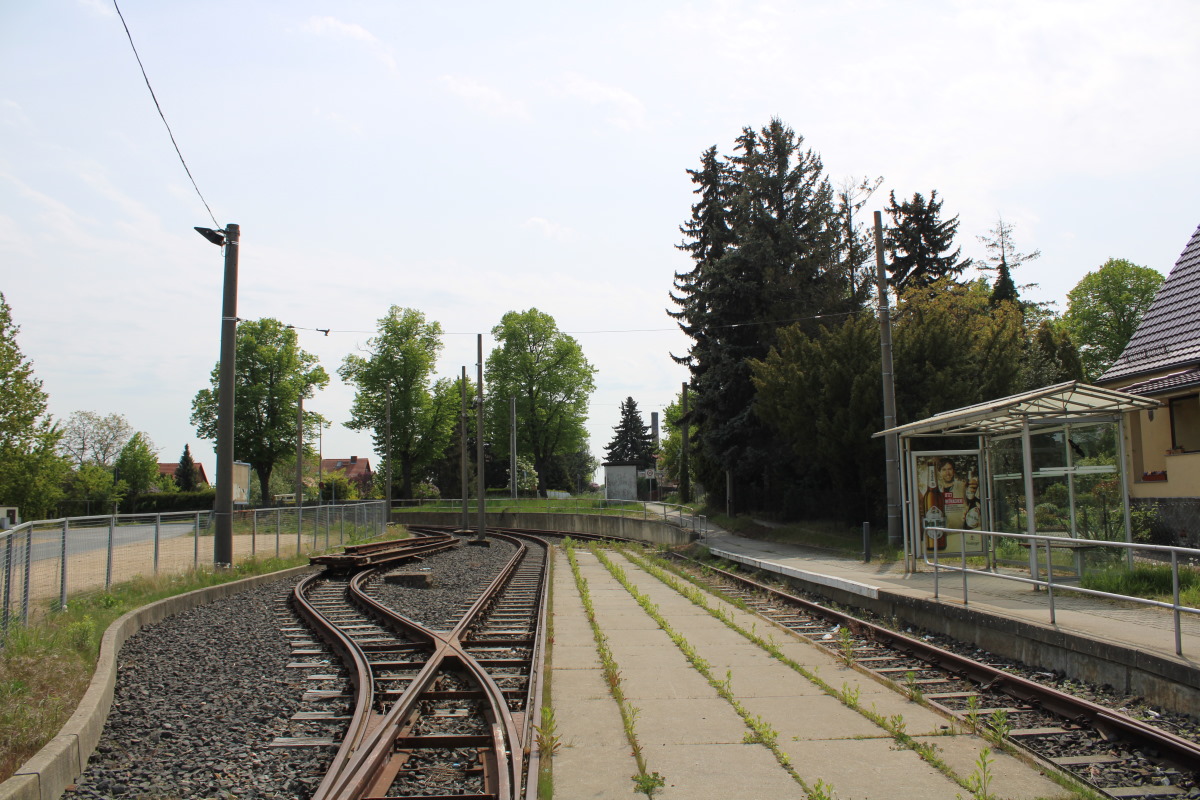 Гёрлиц — Oстатки бывших трамвайных маршрутов