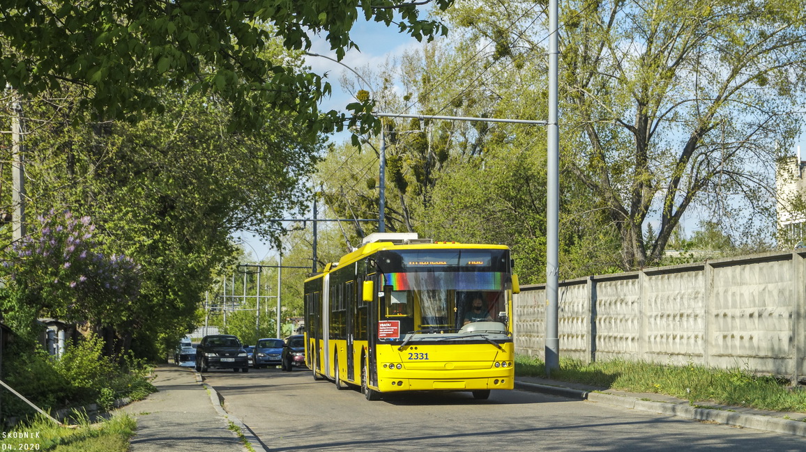 Киев, Богдан Т90110 № 2331; Киев — Троллейбусные линии: Служебные линии