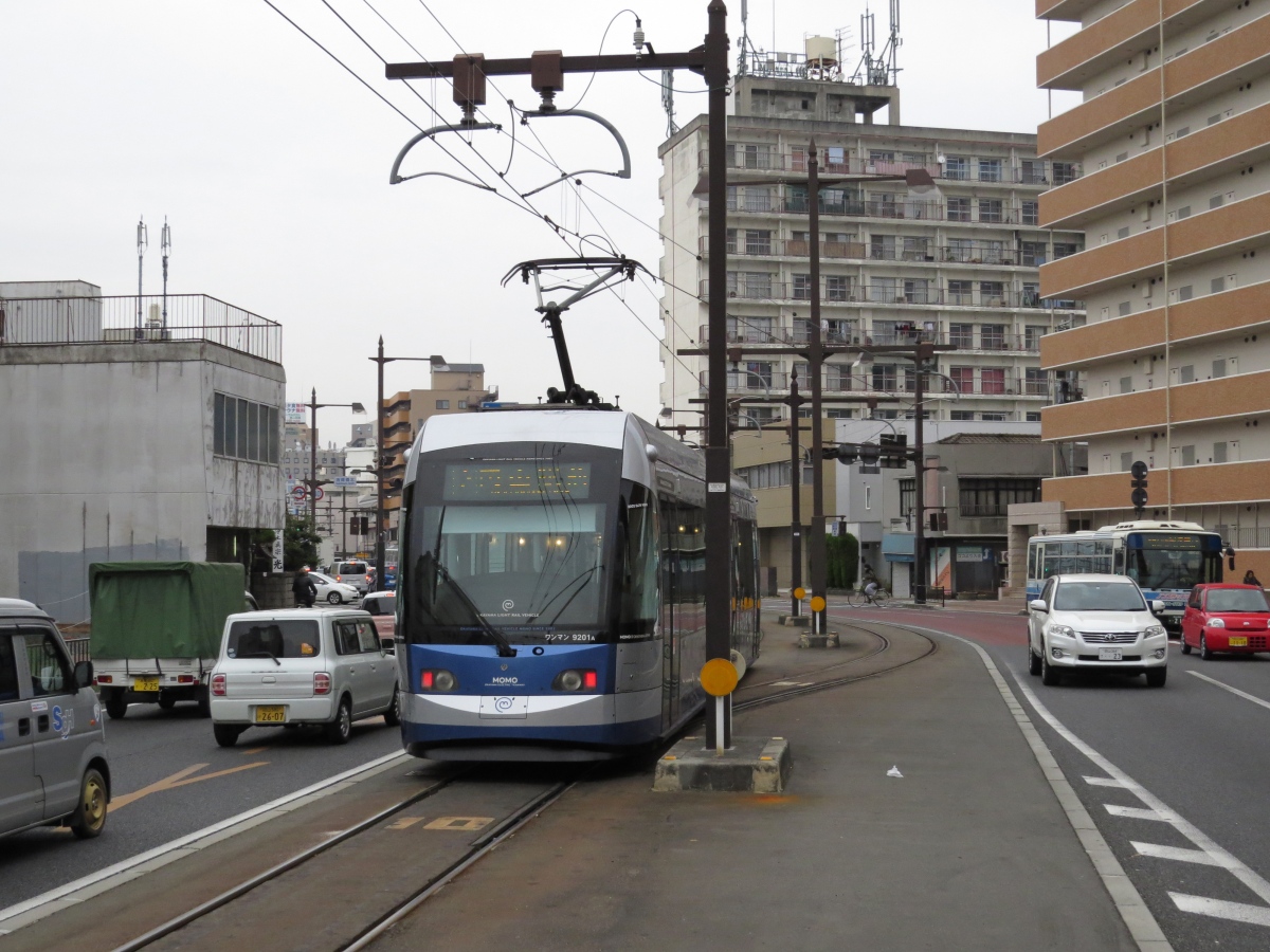 Окаяма, Niigata Transys № 9201; Окаяма — Трамвайные линии и инфраструктура