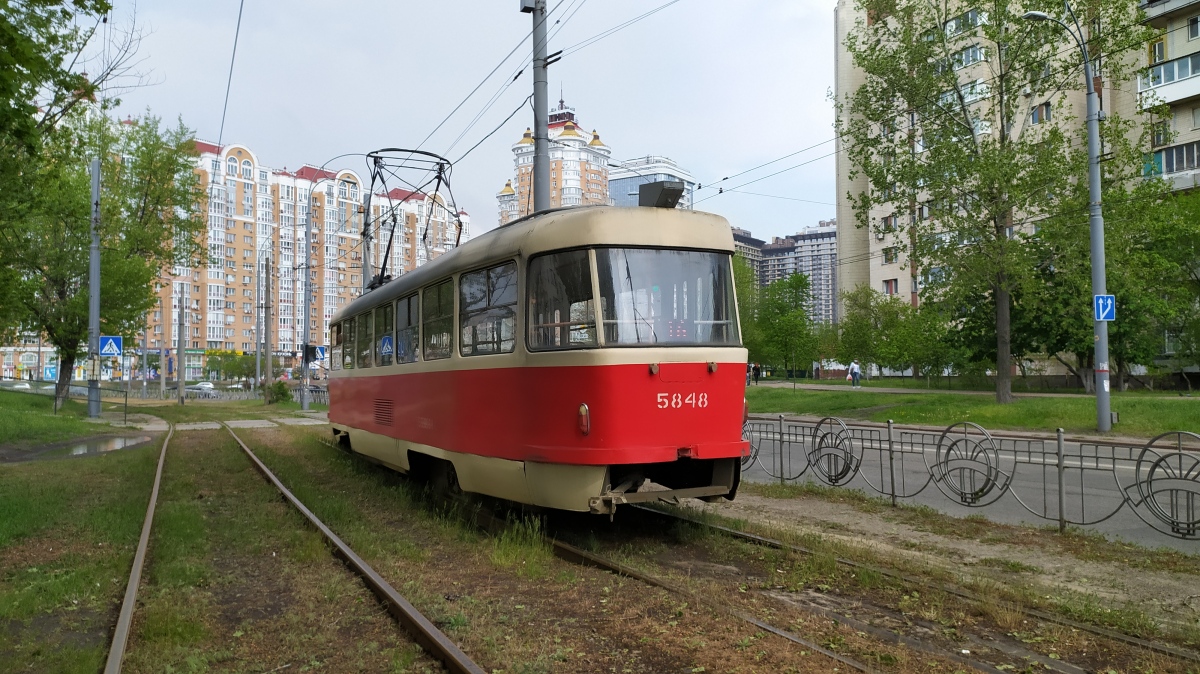 Киев, Tatra T3SU № 5848