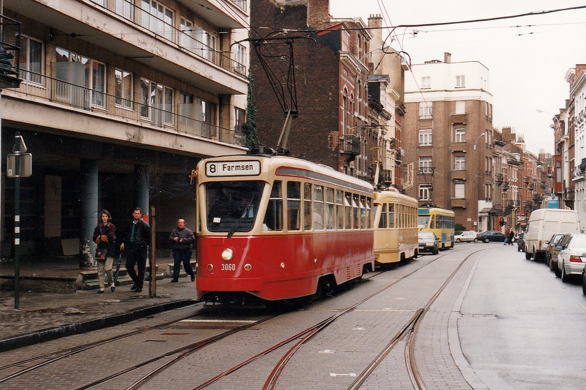 Брюссель, BN PCC серия 7000 № 3060; Брюссель — экскурсия с 3060-7047-7064-7093-7162 (28/01/1995)