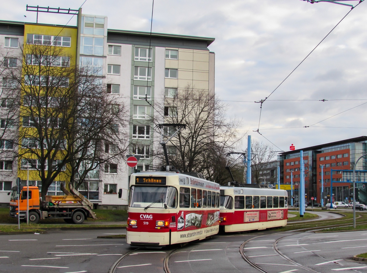 Хемниц, Tatra T3DM № 519