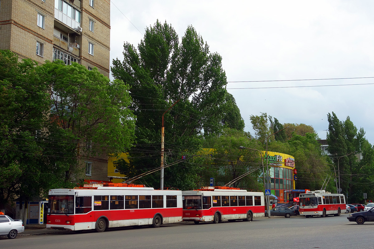 Саратов, Тролза-5275.06 «Оптима» № 1308; Саратов — Конечные станции и разворотные кольца