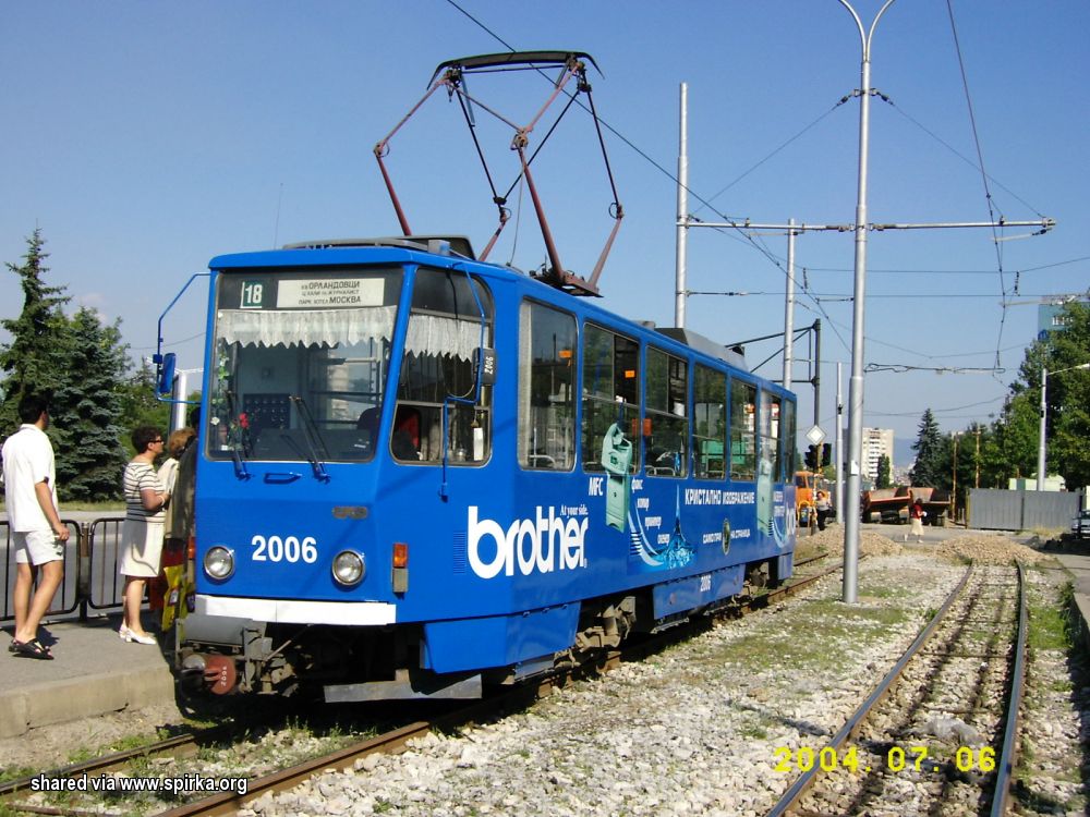 София, Tatra T6A2B № 2006