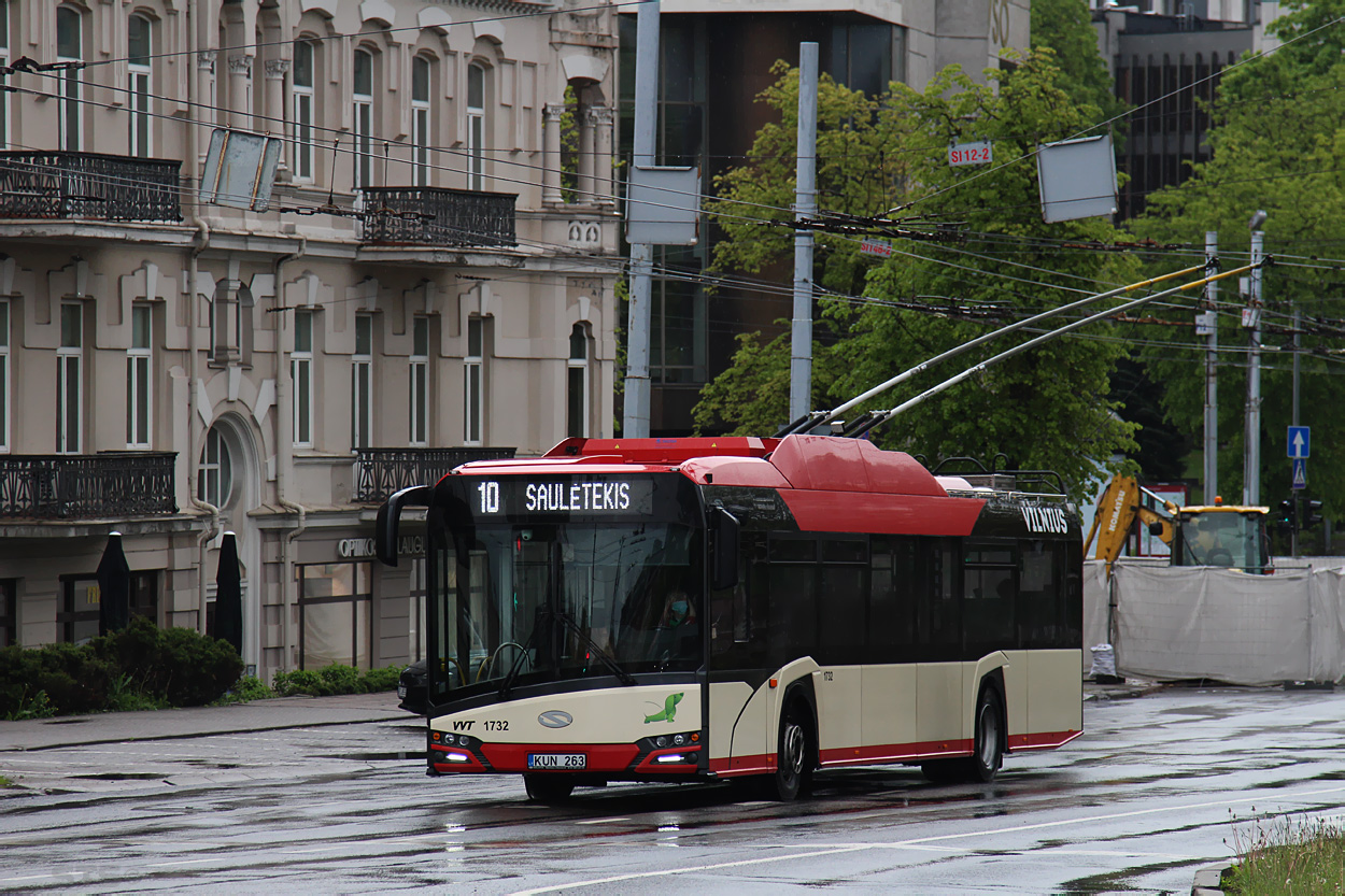 Вильнюс, Solaris Trollino IV 12 Škoda № 1732