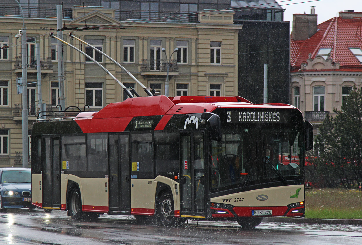 Вильнюс, Solaris Trollino IV 12 Škoda № 2747