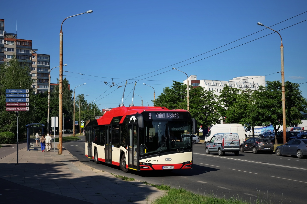 Vilnius, Solaris Trollino IV 12 Škoda č. 1735