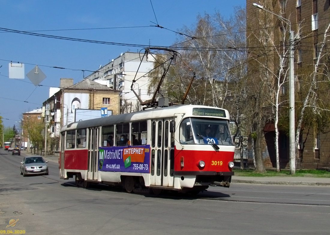 Kharkiv, Tatra T3SUCS N°. 3019