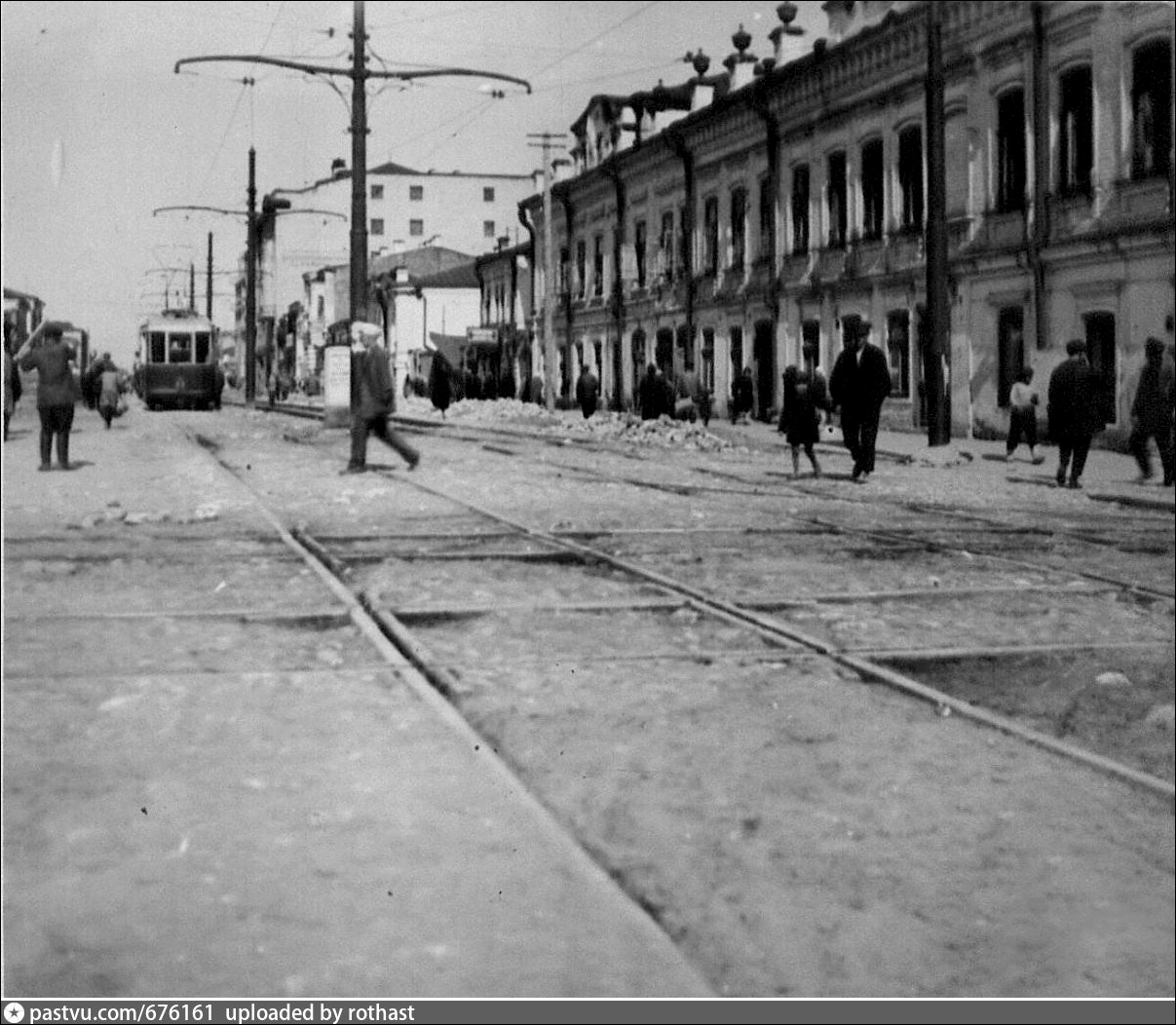 Samara — Historical photos — Electric tramway (1921-1941)