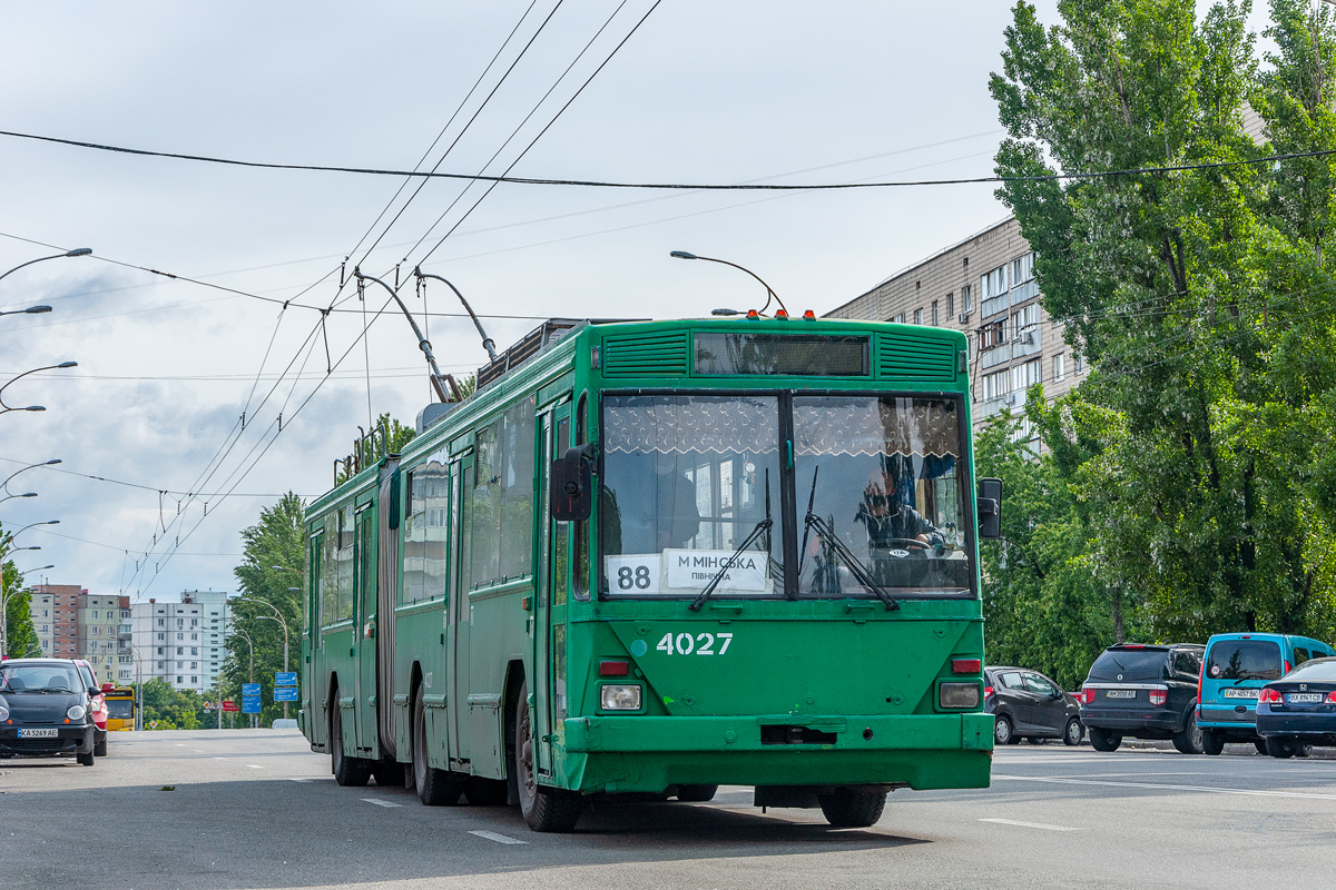 Киев, Киев-12.03 № 4027; Киев — Троллейбусные линии: Служебные линии