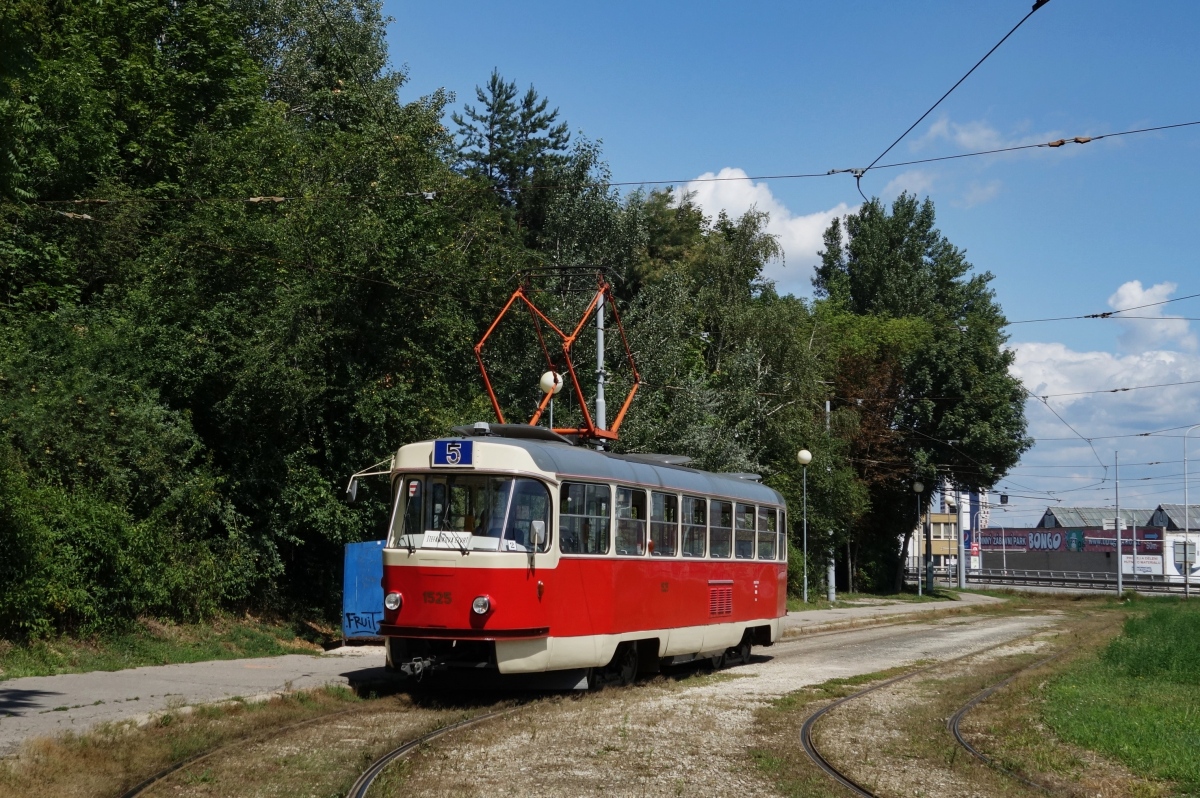 Brno, Tatra T3 # 1525